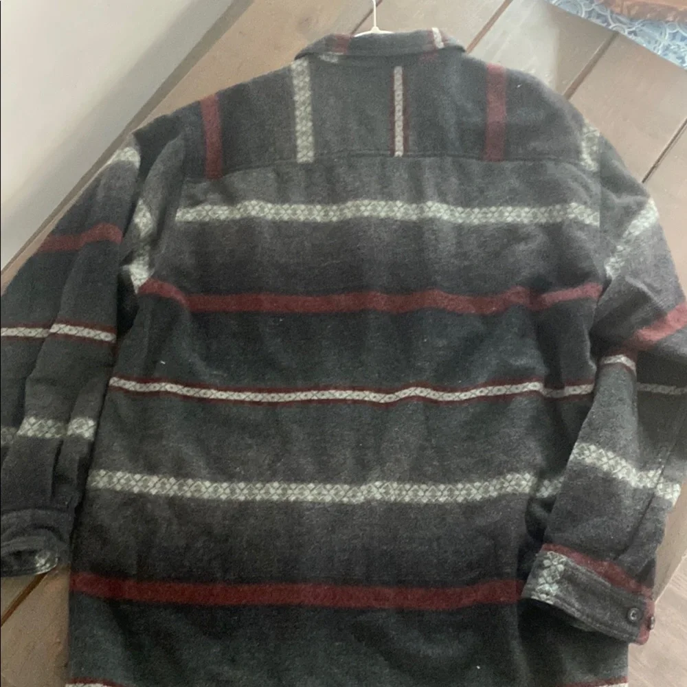 Eddie Bauer Lightweight Black and Gray Shirt Jacket - Picture 4 of 4